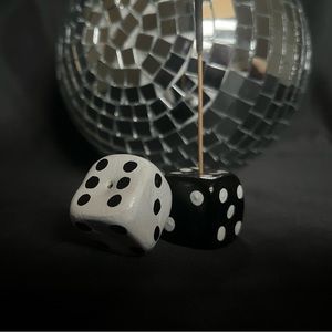 Pair of Dice Incense Holders